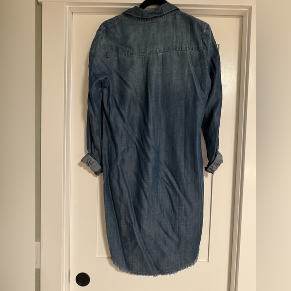 Cloth & Stone Denim Shirt Dress - Size Small - Picture 4 of 5